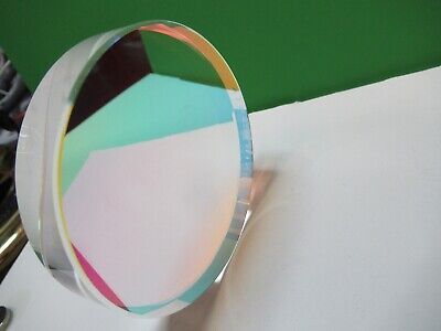 OPTICAL FLAT FUSED SILICA ZYGO 3" DURCHMESSER kleiner Schönheitsfehler OPTIK WIE ABGEBILDET #15-A-81