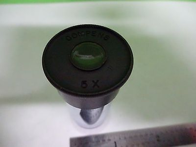 MICROSCOPE PART EYEPIECE COMPENS 5X OPTICS AS IS BIN#V7-34