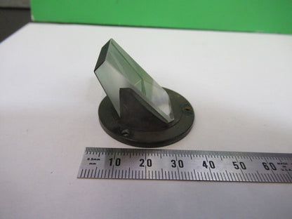 glass mounted prism OPTICS MICROSCOPE PART AS PIC  z7-b-06