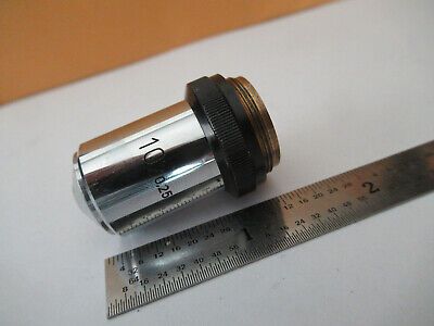 WILD M11 SWISS HEERBRUGG OBJECTIVE 10X LENS MICROSCOPE PART AS PICTURED &F4-A-26