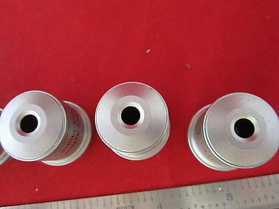 LOT 5 EA REICHERT MICROSCOPE OBJECTIVE PART [just shell , without optics] BIN #4