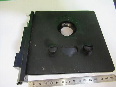 SPENCER AO XY STAGE TABLE VINTAGE MICROSCOPE PART AS PICTURED &3-C-05