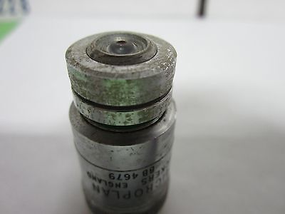 MICROSCOPE OBJECTIVE VICKERS ENGLAND 40X OPTICS BIN#R6-20