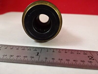 FOR PARTS MICROSCOPE PART OLYMPUS OBJECTIVE M10 scratch OPTICS AS IS BIN#S4-A-05