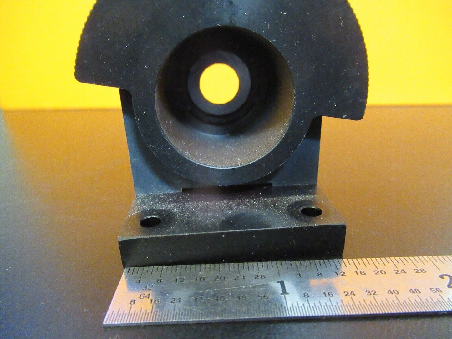 OLYMPUS JAPAN MOUNTED IRIS DIAPHRAGM OPTICS MICROSCOPE PART AS PICTURED &5M-A-56