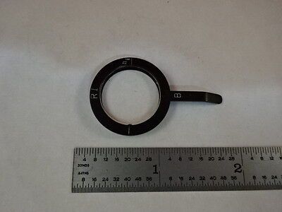 MICROSCOPE PART ZEISS POLARIZER RETARDER SLIDE POL OPTICS AS IS #T2-B-16