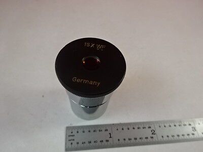 MICROSCOPE PART EYEPIECE OCULAR ROLYN GERMANY WF 15X OPTICS AS IS B#IL-2-40