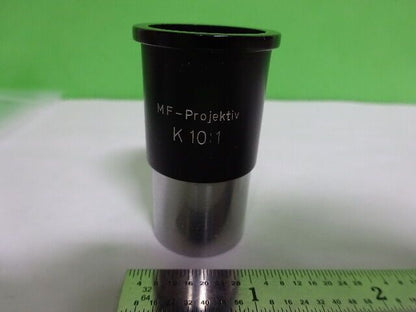 MICROSCOPE PART ZEISS GERMANY POLMI A EYEPIECE K 10 MF PROJECTIV AS IS #AQ-22