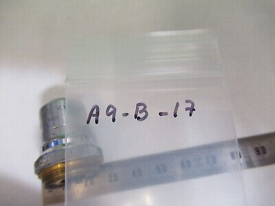 VINTAGE OBJECTIVE BAUSCH LOMB 10X OPTICS MICROSCOPE PART AS PICTURED &A9-B-17