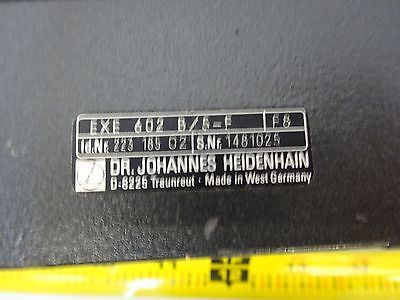 MICROSCOPE PART HEIDENHAIN EXE 602 B/5-F POSITIONING SIGNAL READ AS IS BN#TA-1-3