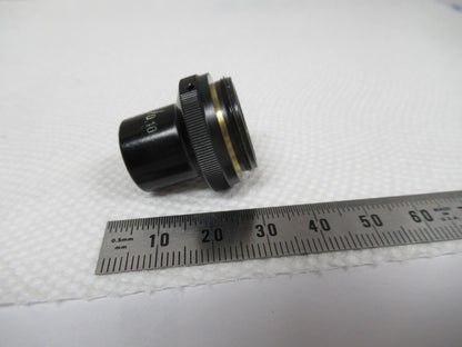 WILD HEERBRUGG SWISS M11 OBJECTIVE 4X LENS MICROSCOPE PART AS PICTURED W1-A-85