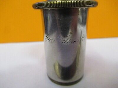 ANTIQUE CARL ZEISS PROJECTION EYEPIECE "4" MICROSCOPE PART AS PICTURED &11-B-55