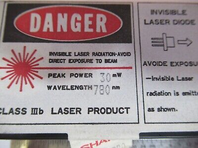 HITACHI LASER DIODE 780nm OPTICAL LASER OPTICS AS PICTURED &8C-A-65