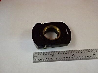 MICROSCOPE PART ZEISS POLARIZER OBJECTIVE HOLDER POL OPTICS AS IS #T2-B-07