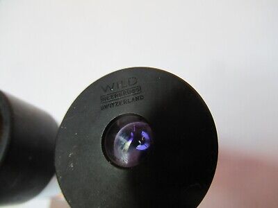 WILD HEERBRUGG EYEPIECE TELESCOPIC OPTICS MICROSCOPE PART AS PICTURED &W8-A-24