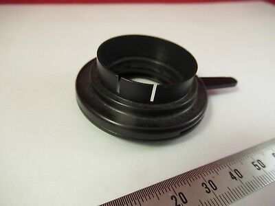 OPTICAL MECHANICAL IRIS DIAPHRAGM ASSEMBLY OPTICS MICROSCOPE AS PICTURED 39-A-32