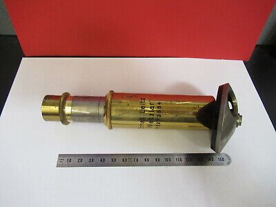 ANTIQUE LEITZ WETZLAR GERMANY TUBUS + NOSE MICROSCOPE PART AS PICTURED &B1-B-14