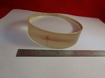 FOR PARTS THICK FLAT GLASS LENS PART OPTICAL OPTICS AS PICTURED &86-59