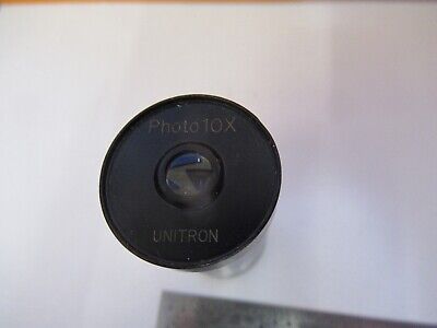 UNITRON JAPAN PHOTO 10X RARE EYEPIECE MICROSCOPE PART AS PICTURED &G1-A-09