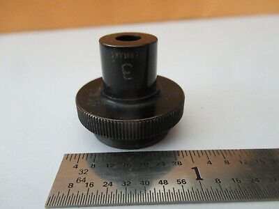 ANTIQUE CARL ZEISS JENA OBJECTIVE 3X /160 MICROSCOPE PART AS PICTURED &F2-A-113