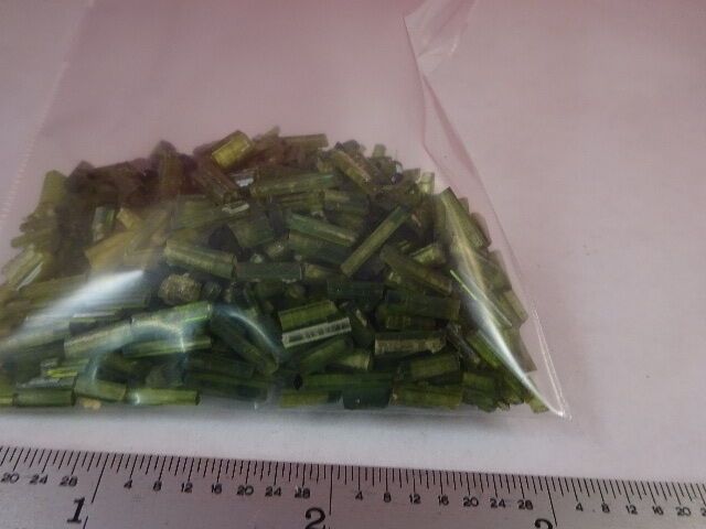 ROUGH TOURMALINE GREEN MINERAL CRYSTAL JEWELRY INDIA 50 GRAM LOT AS IS #14-A-05