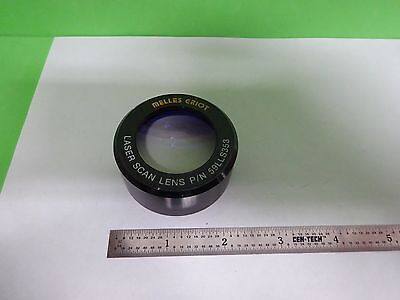 OPTICAL MELLES GRIOT LASER SCAN LENS LASER OPTICS AS IS BIN#Y6-11