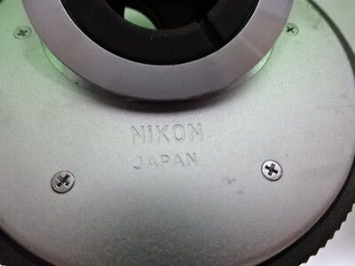 MICROSCOPE PART NIKON  JAPAN NOSEPIECE AS IS #H1-B-04