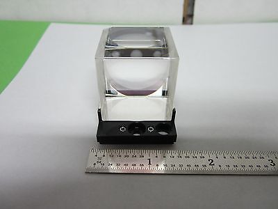 OPTICAL MICROSCOPE POLYVAR REICHERT LEICA BEAM SPLITTER OPTICS BIN#46-L-5