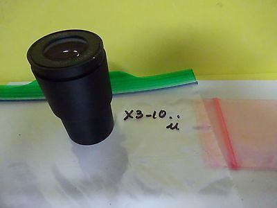 MICROSCOPE PART NIKON JAPAN EYEPIECE  10X/21  OPTICS AS IS BIN#X3-10