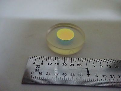 OPTICAL RGL RING GYRO LASER COATED LENS ZERODUR 633 nm OPTICS AS IS  BIN#W5-A-36