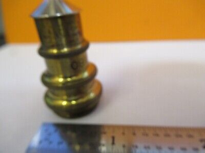 ANTIQUE SPENCER 4mm BRASS OBJECTIVE MICROSCOPE PART AS PICTURED &7B-B-11