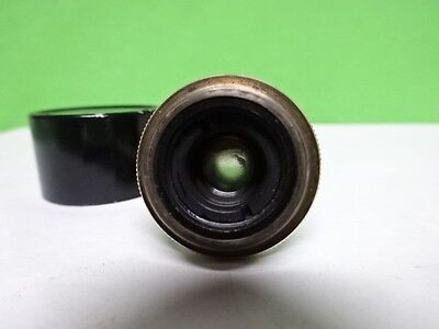 MICROSCOPE PART OBJECTIVE CARL ZEISS GERMANY APO 90X [dirty] OPTICS AS IS #AE-24