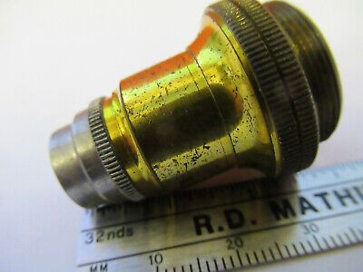 ANTIQUE SEIBERT WETZLAR OBJECTIVE  "3" MICROSCOPE PART AS PICTURED &8z-a-108