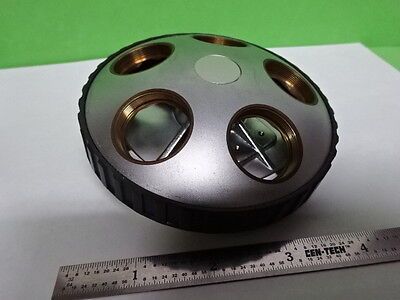 MICROSCOPE PART NIKON  JAPAN NOSEPIECE AS IS #H1-B-02