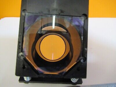 OLYMPUS MOUNTED BEAM SPLITTER LENS ASSEMBLY MICROSCOPE PART AS PICTURED &Q6-A-62