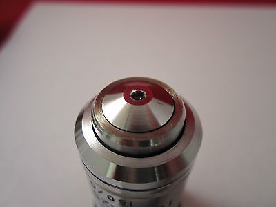 LEICA LEITZ OPTICAL MICROSCOPE PART OBJECTIVE PL 100X OPTICS BIN#ERGOLUX