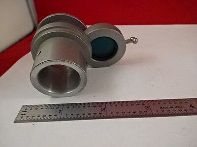 MICROSCOPE PART UNITRON ILLUMINATOR + FILTER OPTICS AS IS #AH-08