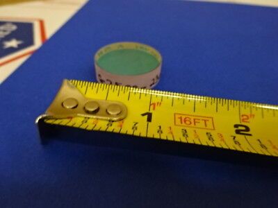 OPTICAL FLAT DICHROIC MIRROR COATED 481nm LASER OPTICS  AS IS #89-90