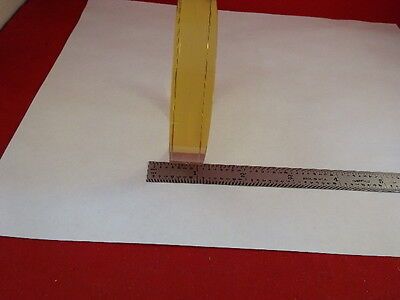 OPTICAL FLAT 3" DIAMETER UNCOATED 1/10 WAVE ZERODUR LASER OPTICS AS IS #80-05