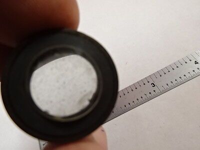 ANTIQUE BRASS MOUNTED LENS MICROSCOPE PART OPTICS #L9-B-31