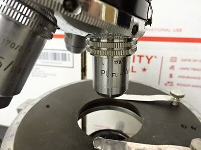 MICROSCOPE POLARIZING POL LEITZ WETZLAR GERMANY BERTRAND OPTICS AS IS B#top