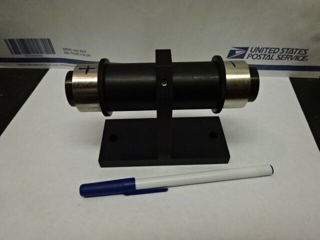 OPTICAL TELESCOPE COATED GLASS LASER OPTICS AS PICTURED  AS IS #82-10