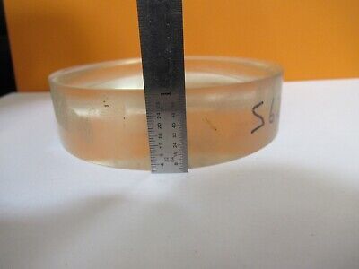 FOR PARTS OPTICAL LENS PLANO CONVEX GLASS [scratches] AS PICTURED &FT-6-204