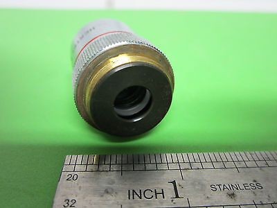 MICROSCOPE PART GERMANY OPTICS OBJECTIVE  HERTEL REUSS 4X BIN#3C-57