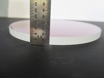 OPTICAL BK7 GLASS ROUND WINDOW PLATE 3.375" DIAMETER OPTIC AS PICTURED FT-1-A-65