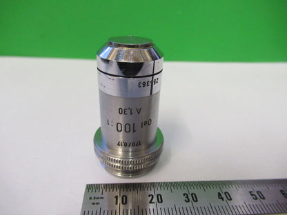 LEITZ WETZLAR OBJECTIVE 100X /170 OPTICS MICROSCOPE  PART AS PICTURED #R7-B-87A