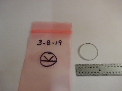 OPTICAL RETICLE MICROSCOPE PART GLASS OPTICS AS IS &3-B-19