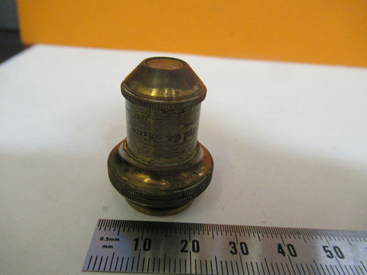 ANTIQUE BAUSCH LOMB 2/3 OBJECTIVE LENS MICROSCOPE PART AS PICTURED #P2-A-07