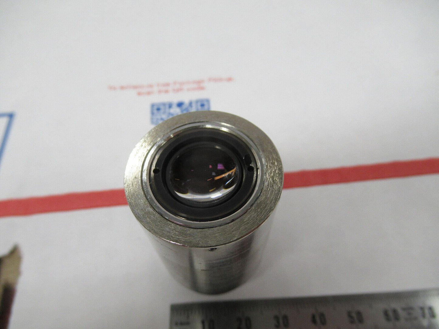 MICROSCOPE PART OBJECTIVE WYKO VEECO 50X NICE OPTICS AS PICTURED &W7-B-45