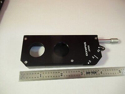 OLYMPUS DIC POL SLIDE POLARIZER ANALYZER ROTABLE MICROSCOPE OPTICS &FT-5-125